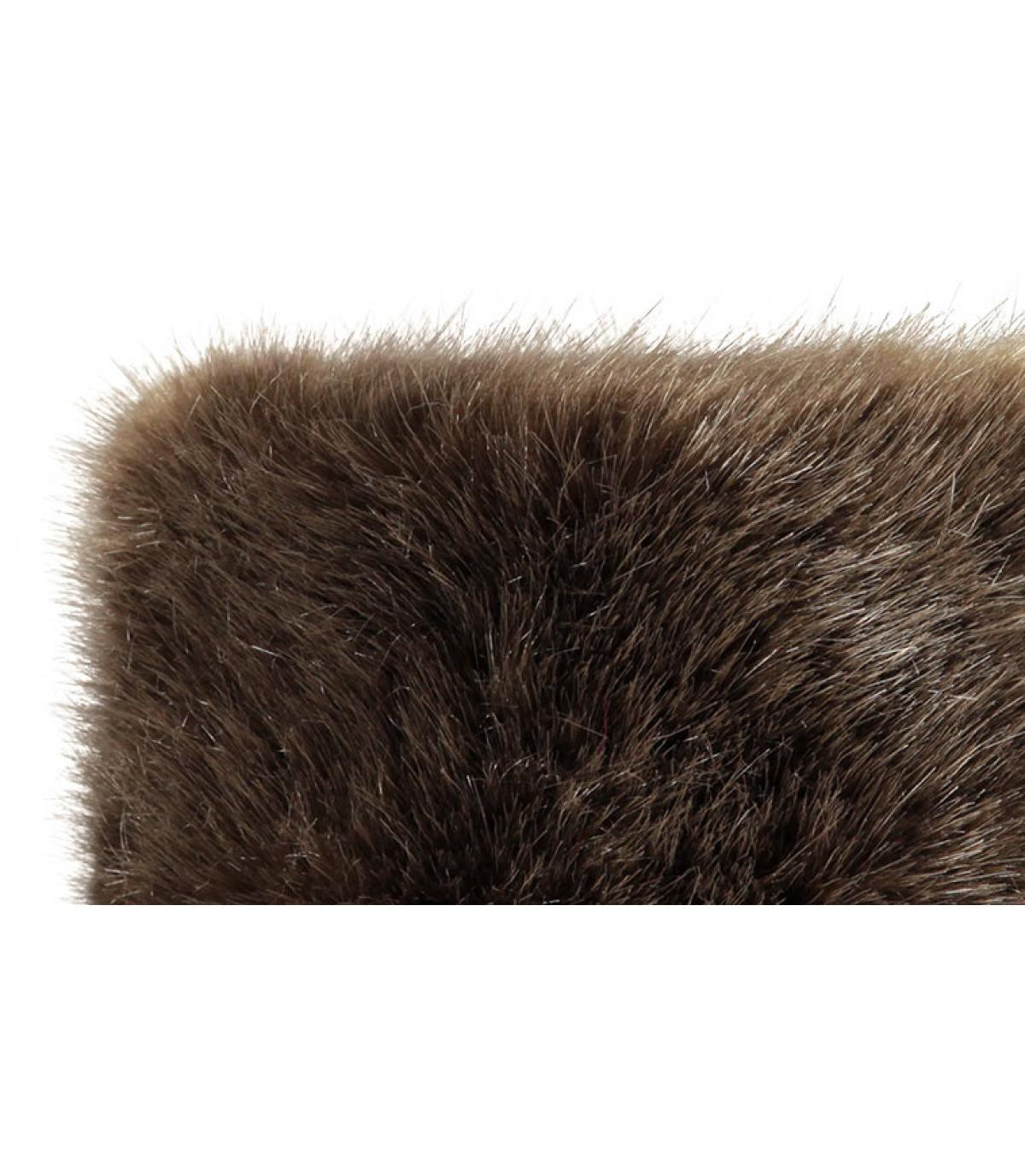 Fur headband brown Barts Fur headband brown Barts